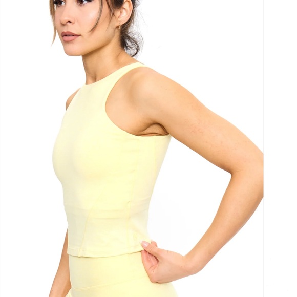 BuffBunny Light Yellow Women's Intimate Top - Picture 3 of 9